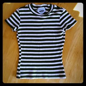 Wild Fire stripe stretchy top